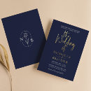 Recherche de bleu marine mariage invitations Automne