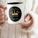 Recherche de couronne reine tasses Monogramme