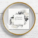 Recherche de fleurs blanches serviettes Élégant