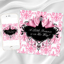 Recherche de rose de damassé invitations Bébé