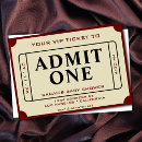 Suche nach movie ticket einladungen Vintag