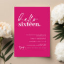 Recherche de seizième invitations D'anniversaire