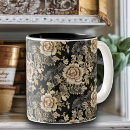 Recherche de dentelle vintage tasses Floral