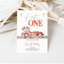 Recherche de race car 1ans anniversaire invitations Vintage