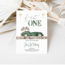 Recherche de race car 1ans anniversaire invitations Vintage
