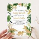 Recherche de partie de dinosaure invitations Jungle