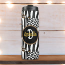 Recherche de monogramme zèbre tasses Noir