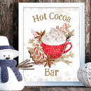 Recherche de noël chaud posters Cacao et cookies