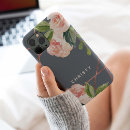 Recherche de belles fleurs iphone coques Monogramme