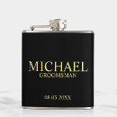 Suche nach schwärzen sie flachmänner Groomsman