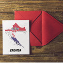 Recherche de drapeau croate cartes postales Europe