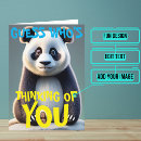 Recherche de pandas vœux cartes Drôle