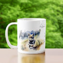 Recherche de petit loup tasses Aquarelle