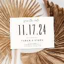 Recherche de non photo save the dates Chic