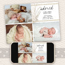 Recherche de naissance de photo invitations Petite fille