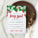 Recherche de berry baby shower invitations Botanique