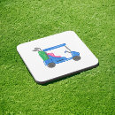 Recherche de golf dessous de verres Voiturette