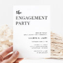 Recherche de modern fiançailles invitations Minimaliste