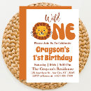 Recherche de de lion anniversaire invitations Garçon 1er anniversaire