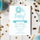 Recherche de polka dot baby shower invitations Bleu