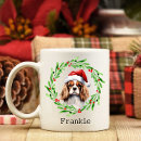 Recherche de cavalier king charles spaniel tasses Noël