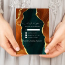 Recherche de rsvp turquoise invitations Élégant