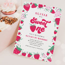 Recherche de berry sweet one anniversaire invitations Fraise 1er anniversaire