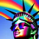 Suche nach freiheitsstatue tshirts Regenbogen