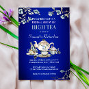 Recherche de de bleu royal invitations Aquarelle florale