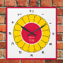 Recherche de drapeaux japonais horloges Drapeau du japon