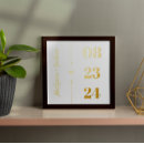 Recherche de coeur romantique posters Blanc