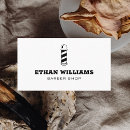 Recherche de shop cartes visite Salon de coiffure