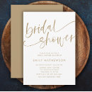 Recherche de typography bridal shower invitations Simple