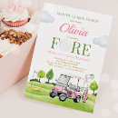 Recherche de girls golf party invitations Fête d'anniversaire