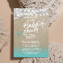 Recherche de starfish baby shower invitations Plage