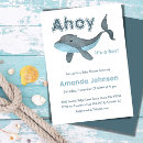 Recherche de whale invitations Ahoy