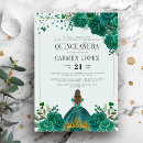 Recherche de emerald green quinceanera invitations Miss quince mexicaine