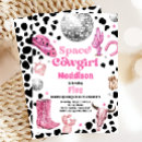 Recherche de space cowgirl invitations Fête de cowgirl