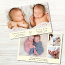 Recherche de twins faire part naissance Moderne
