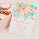 Recherche de couleurs tropicales invitations Aquarelle florale
