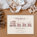Recherche de train baby shower invitations Train choo choo