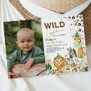 Recherche de wild one party invitations Jungle