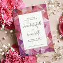 Recherche de magenta save the dates Rose chaud