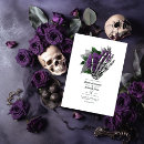 Suche nach gothic wedding einladungen Skelett