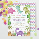 Recherche de dinosaures mignons invitations Capricieux