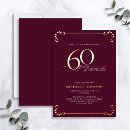 Recherche de pour 60 anniversaire invitations Moderne