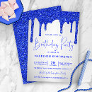 Recherche de bleu royal et argent invitations Pour tous