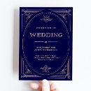 Recherche de navy blue rose gold mariages Élégant