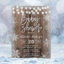 Recherche de flocon de neige rustique invitations Moderne