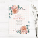 Recherche de peach bridal shower invitations Fleurs